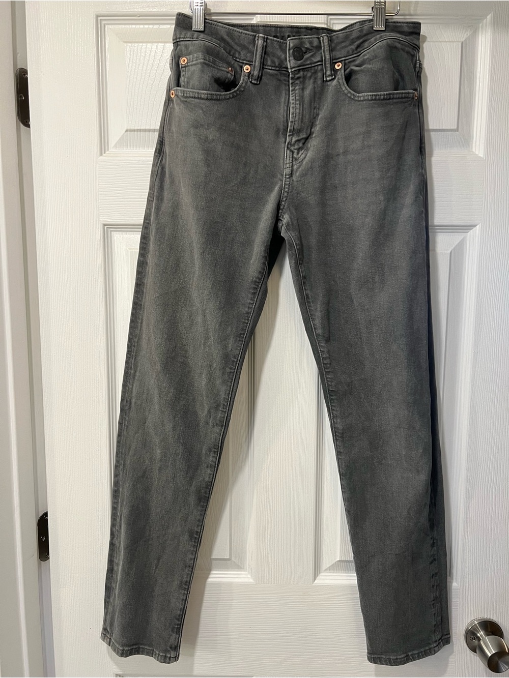 American Eagle Outfitters Men's Charcoal Straight Jeans